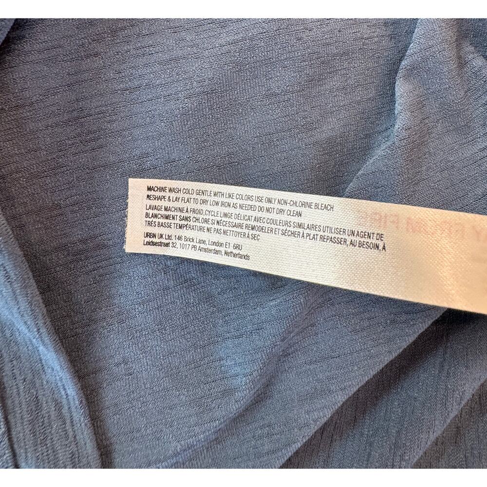 Free People Movement Sport Mode Muscle Tank Large Blue NWT Athleisure Oversized - Picture 12 of 16